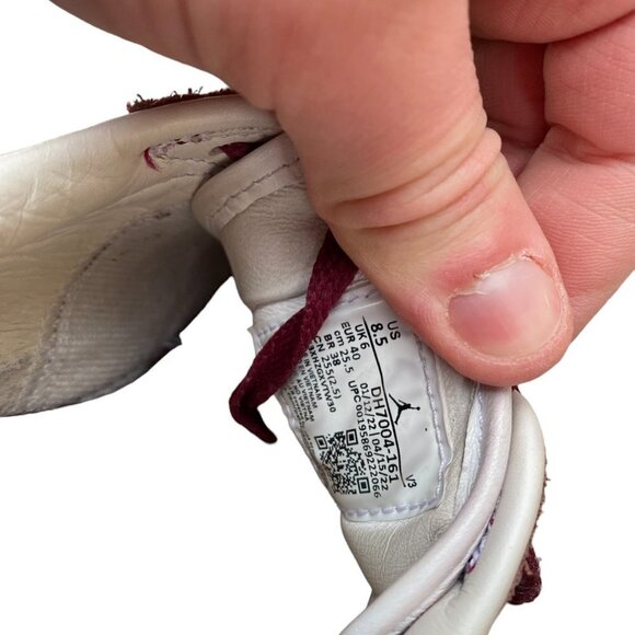 2022 Nike Air Jordan 1 Elevate Low Dark Beetroot Size 8.5 - Picture 10 of 11